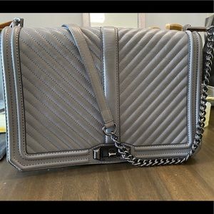 Rebecca Minkoff Chevon Quilted Love Crossbody.